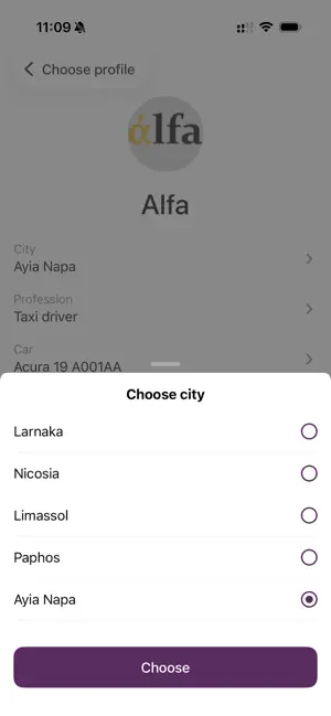 Alfa taxi driver screenshot 1