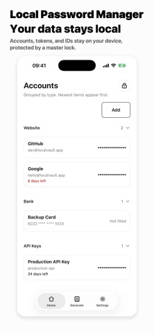 My Passwords: Password Manager Screenshot 1 of 5