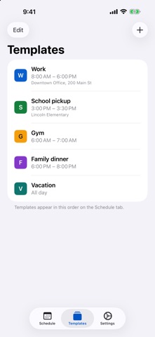 Simple Schedule: Month Planner screenshot 4