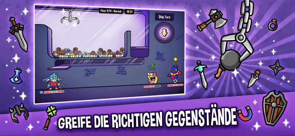 Screenshot von Dungeon Clawler+ auf dem iPhone 2