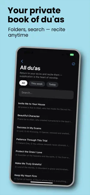 Nida — AI Dua, Dhikr & Prayer screenshot 4