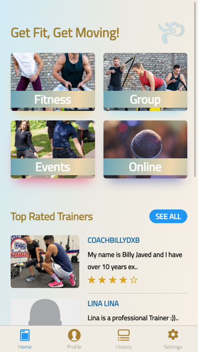 GYM2GO Members Screenshot