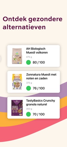 FLTRD Food Scanner iPhone screenshot 3