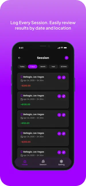 CasinoLedger screenshot 3