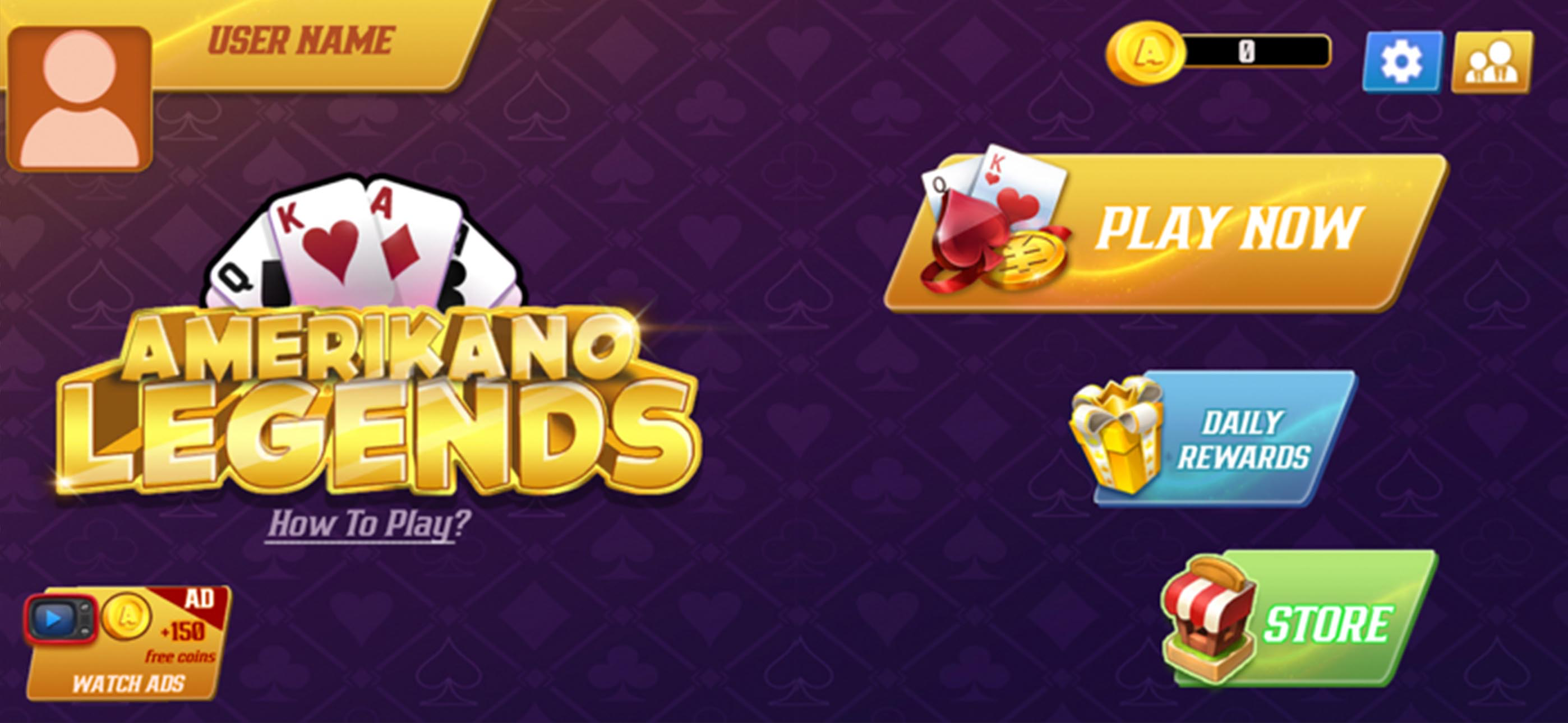 Amerikano Legends - Card Game