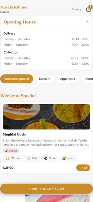 Masala Killiney screenshot 2
