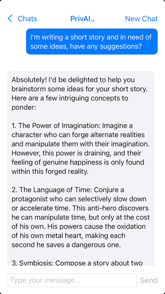 #1. PrivAI - Private AI GPT Chat (iOS) 게시자: Animet, Inc.
