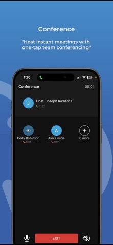 IZT Cloud Voice iPhone screenshot