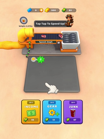 Gear Up! Idle Junk Crusher iPad screenshot