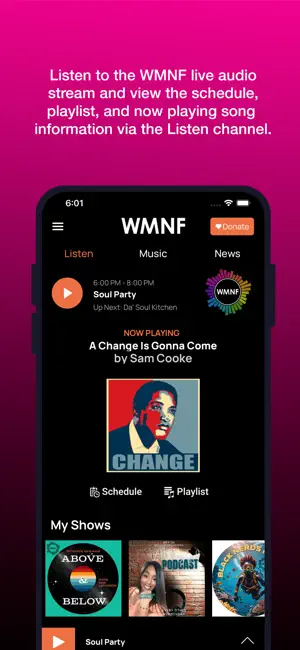 WMNF Player screenshot 3