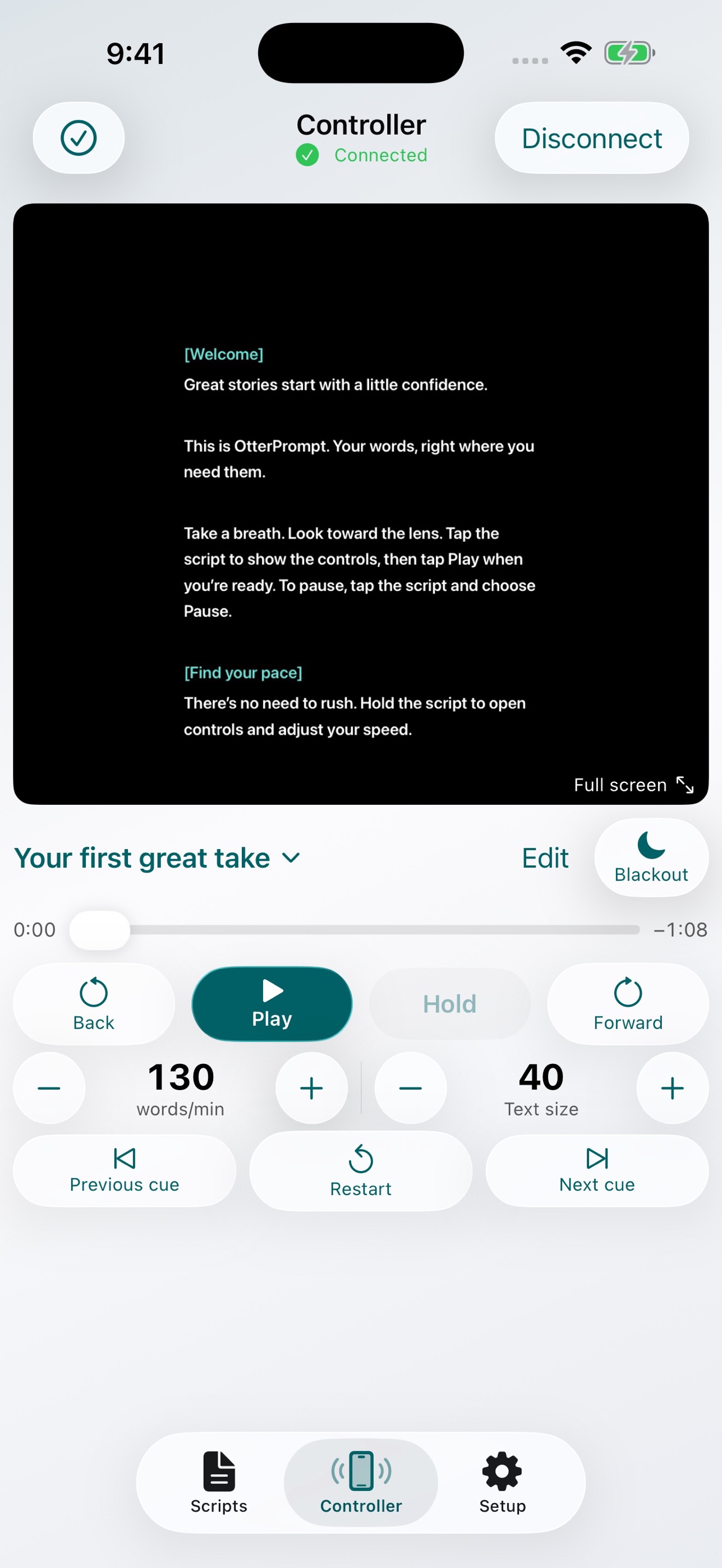 Screenshot 1 of OtterPrompt