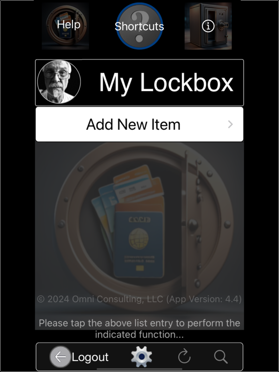 UberVault iPad screenshot 3 - Productivity app