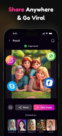 Cartoon Me: AI Cartoon Editor iPhone Screenshot 6