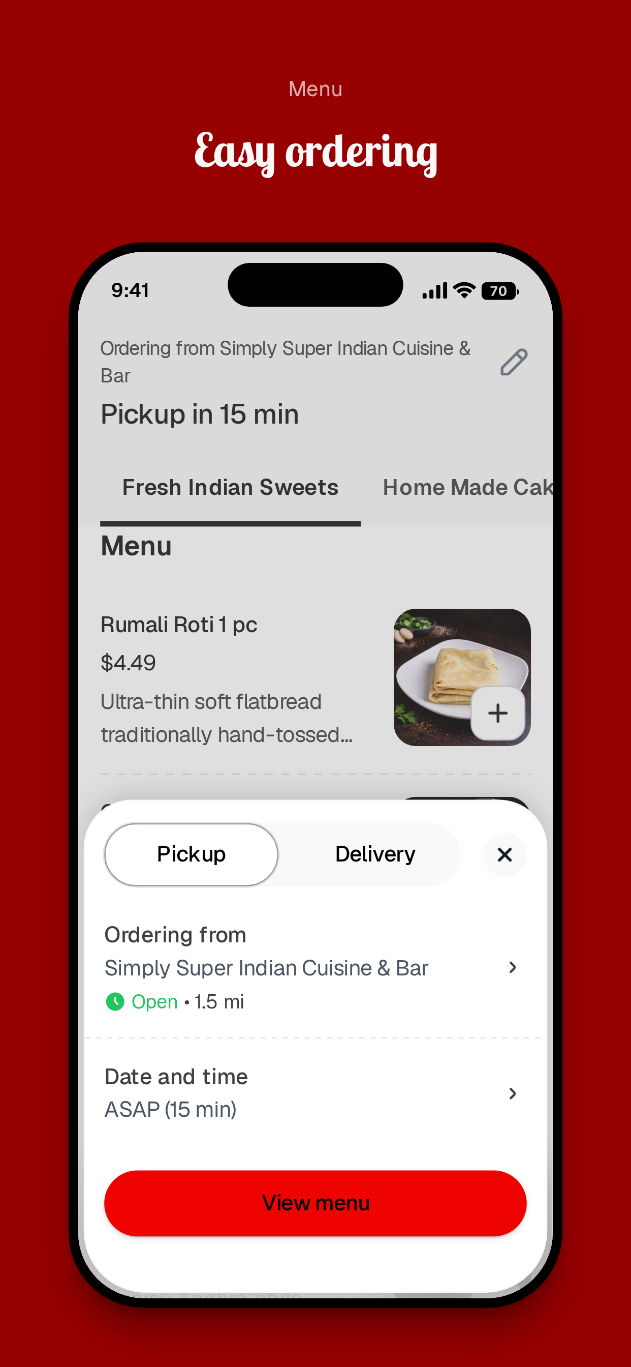 Simply Super Indian To Go screenshot 3