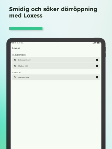 Loxess | Access iPad screenshot 1
