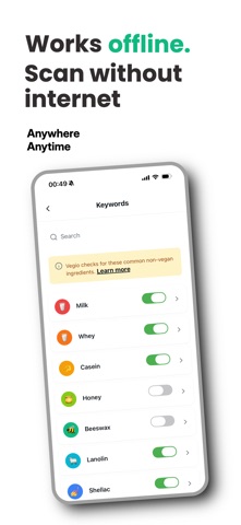 Vegio: Vegan Food Scanner screenshot