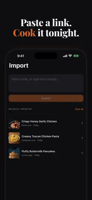 Roux: Save Recipes & Cook screenshot 1