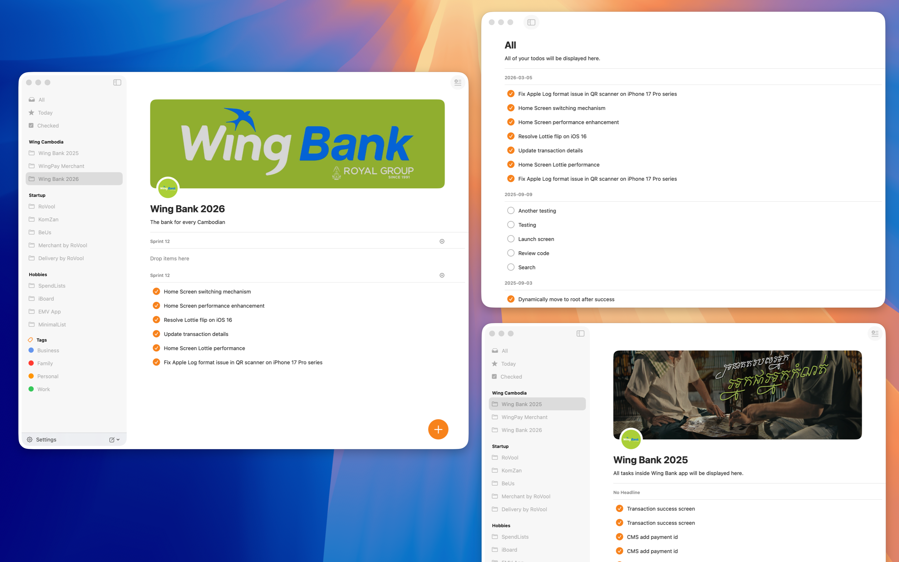 Todo Lists & Tasks: Ornilo