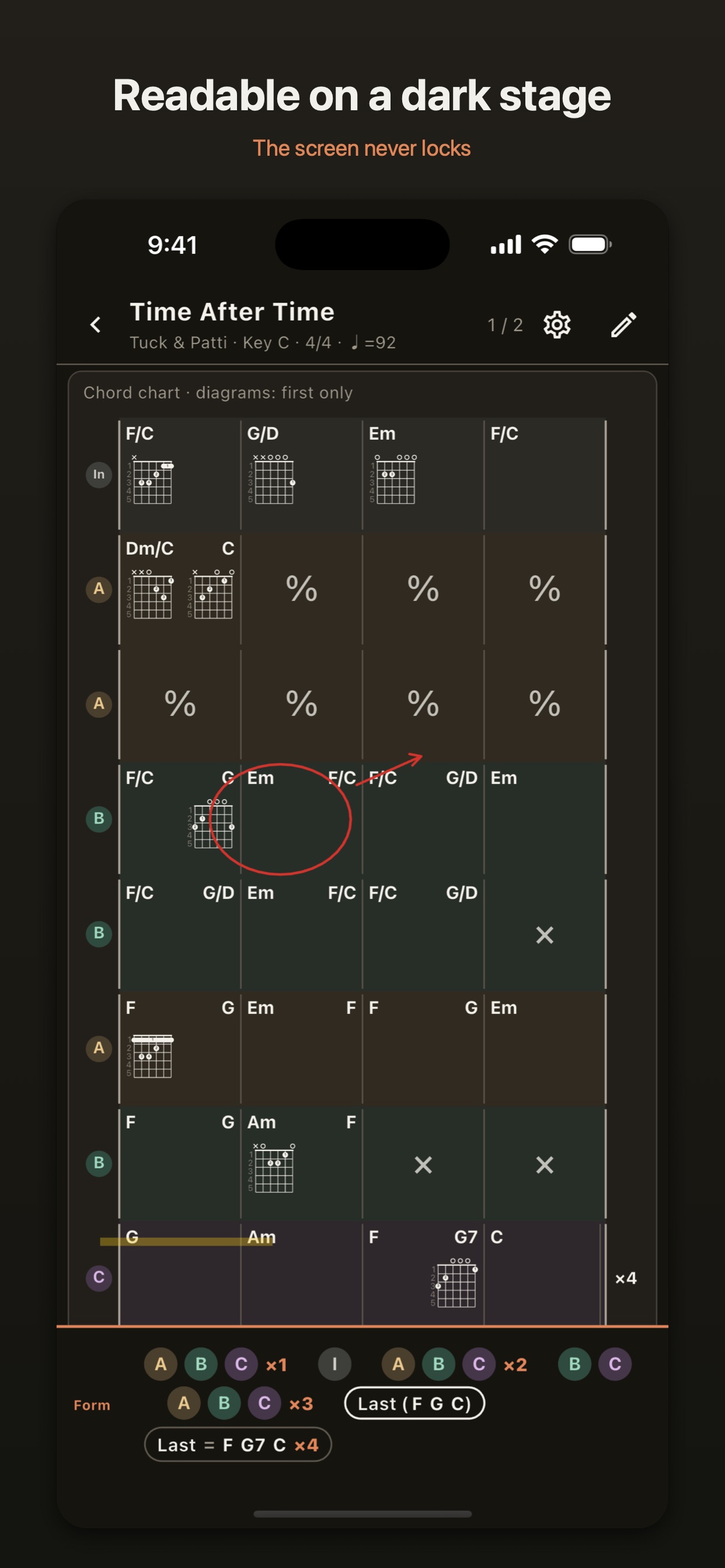 Screenshot 5 of Guitar Chart Maker: Chords TAB