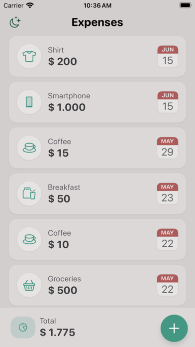 ExpensePad: Spending Tracker Screenshot