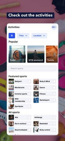 App screenshot