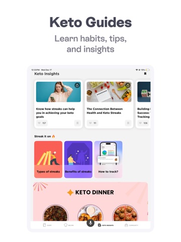 Keto Diet App: Keto Manager iPad screenshot