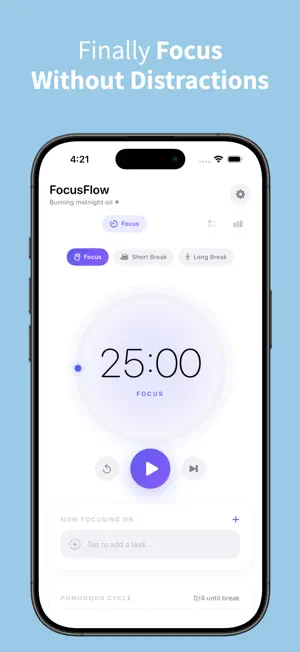 FocusFlow - Flow Focus screenshot 1