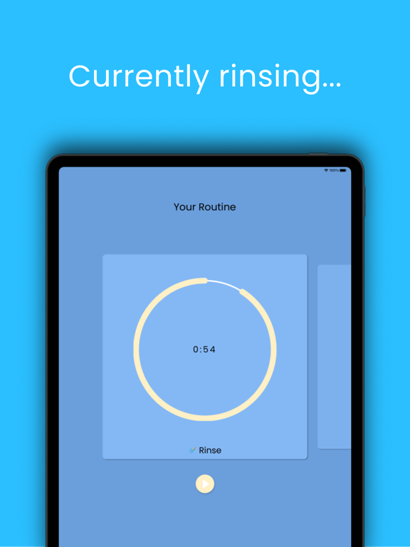 Bathtimer: Shower & Save Water iPad screenshot 3 - Productivity app