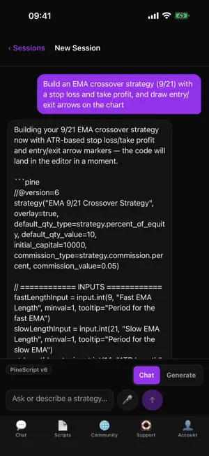 TradeScriptAI screenshot 1