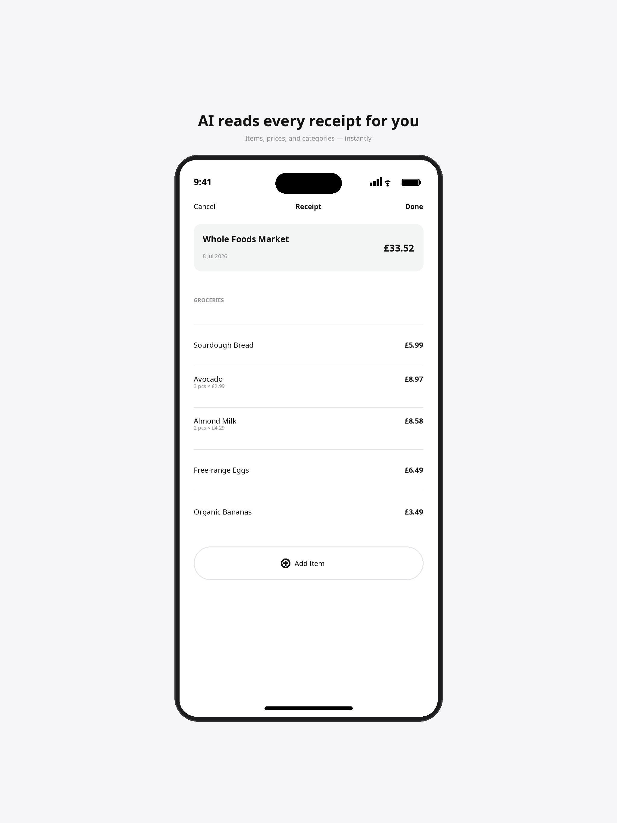 Receipts AI – Expense Tracker screenshot 5