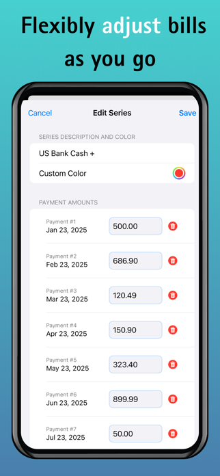 EZ Bill Organizer & Tracker Screenshot 4 of 5