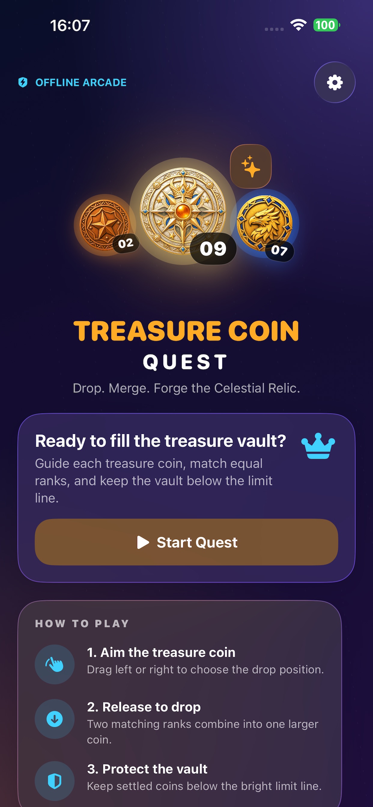 Screenshot 1 of Treasure Coin Quest