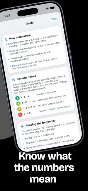 Seismo: Vibration Meter screenshot 4