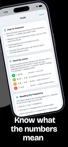 Seismo: Vibration Meter Screenshot 4 of 4