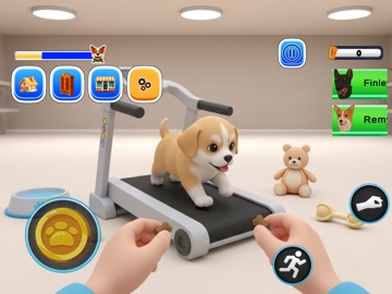 Dog Games: Puppy Game 3D iPad screenshot