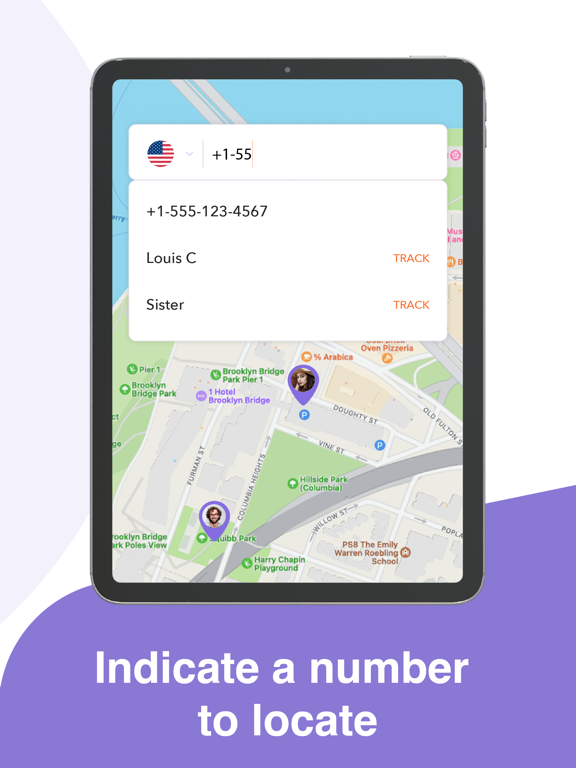 Friend Tracker: Locate Friends iPad screenshot 4 - Navigation app