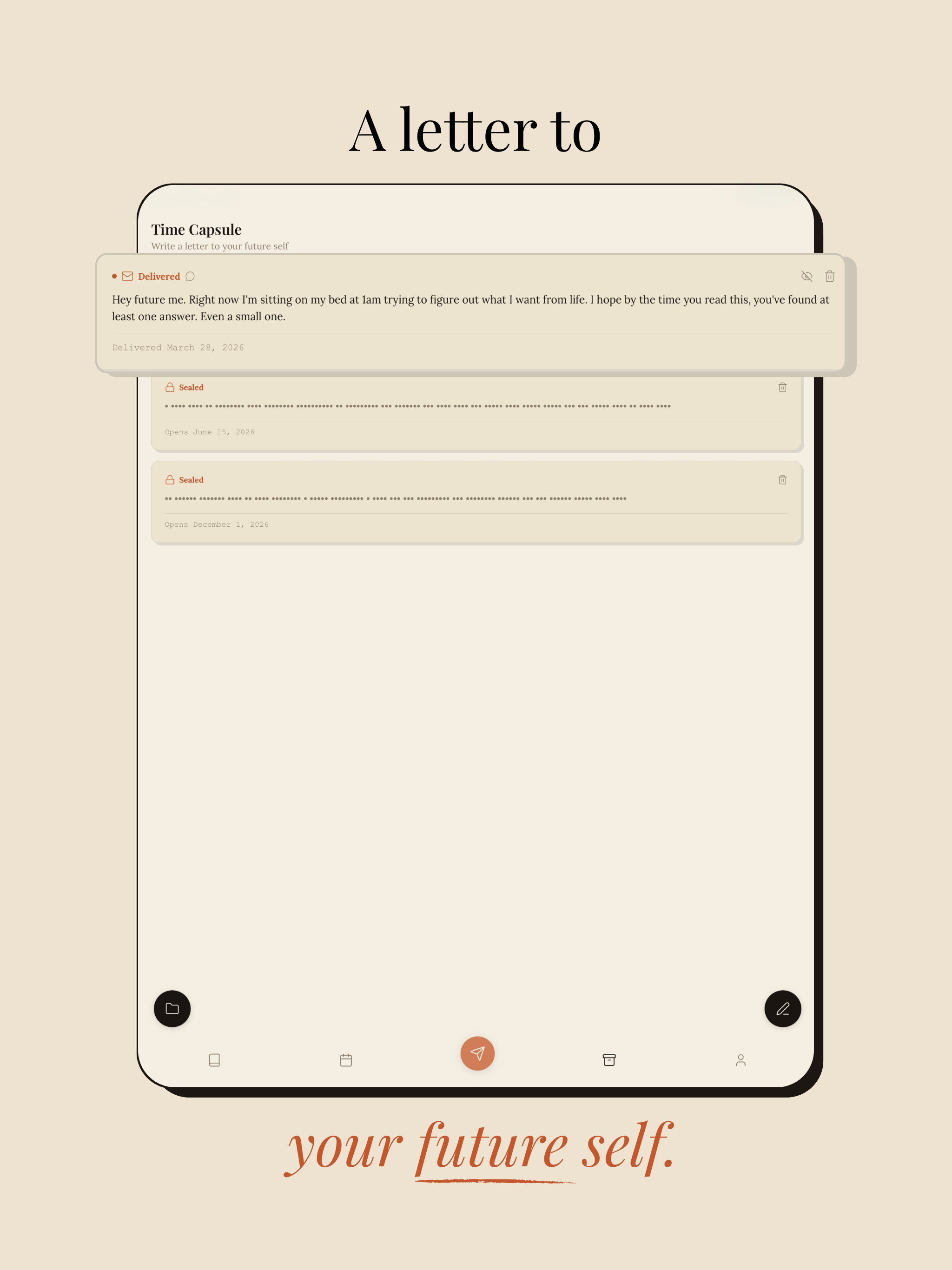 Thereafter: Letter Journal