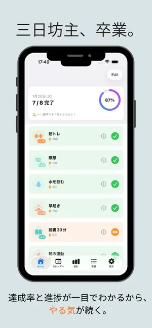 ツヅケル screenshot 2