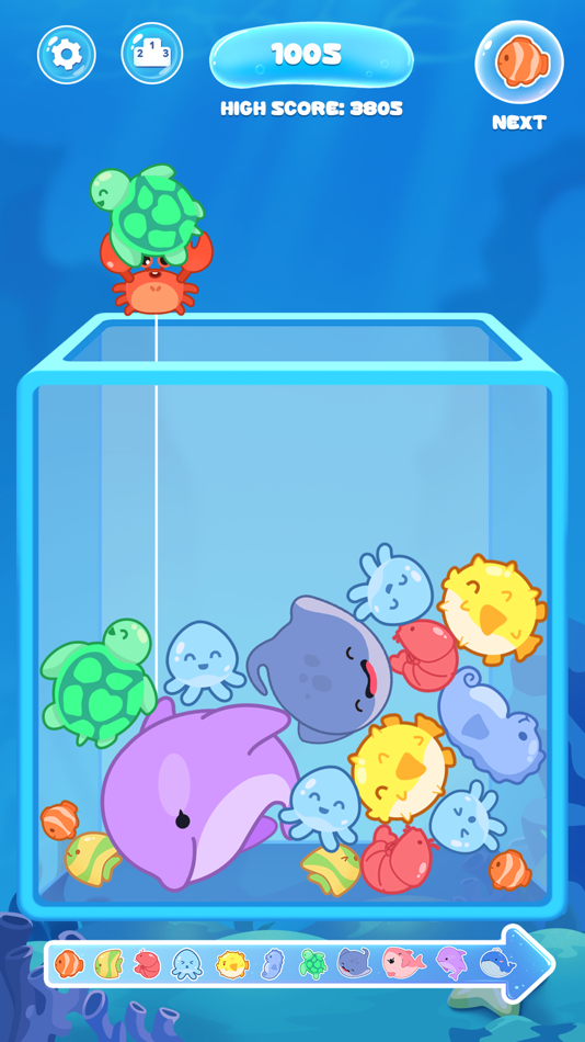 #5. Melon Fish Game (iOS) 由: PIXON PTE. LTD.