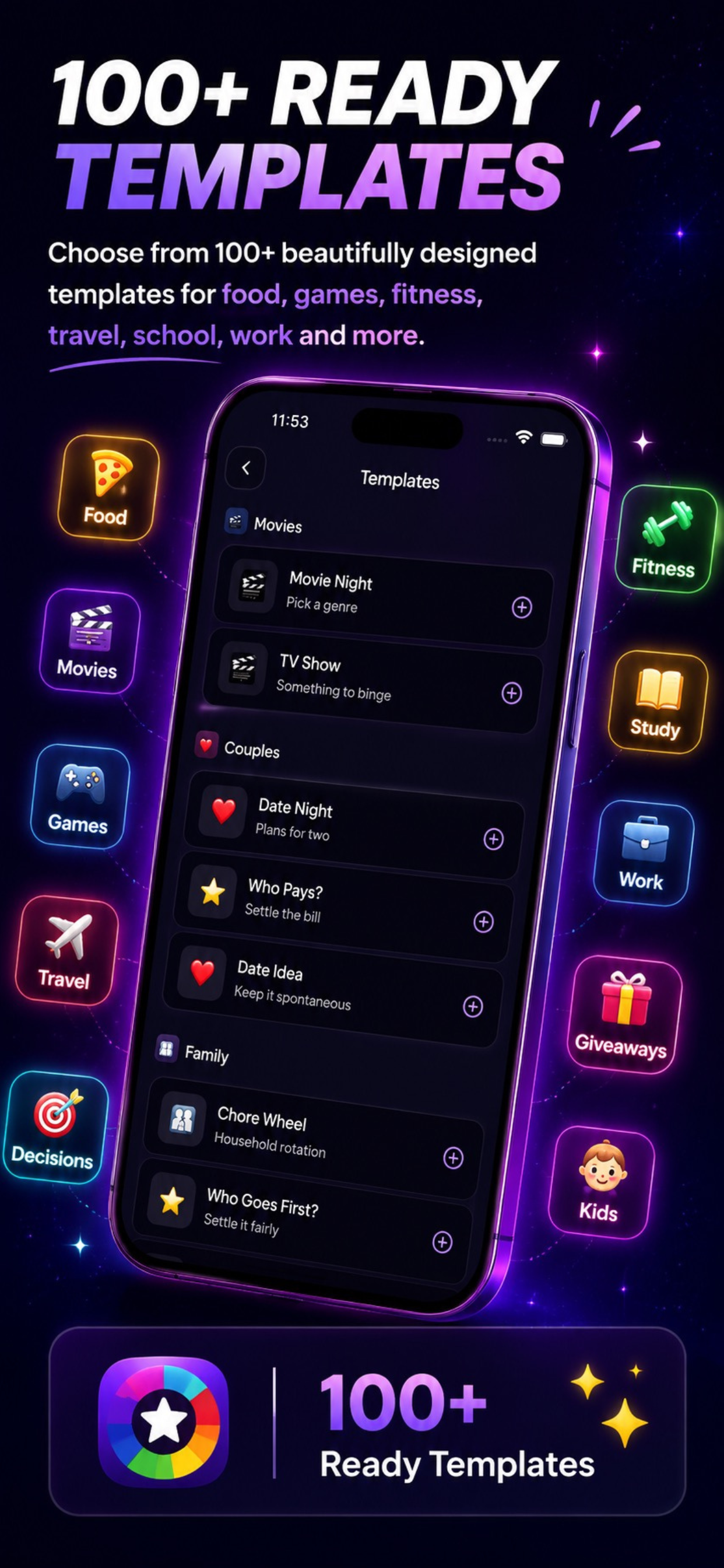 Whirl: Spin Decision Wheel screenshot 3