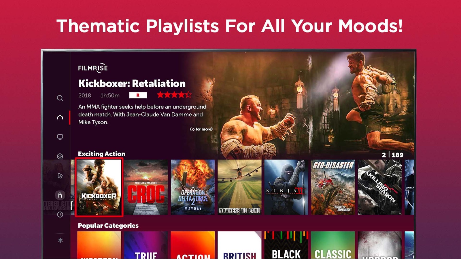 FilmRise apple_tv screenshot 3