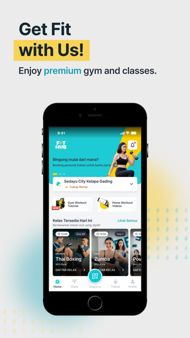 Screenshot #1 pour FIT HUB | Gym & Fitness App