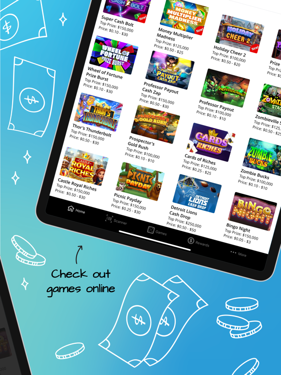 Michigan Lottery Mobile iPad screenshot 5 - Entertainment app