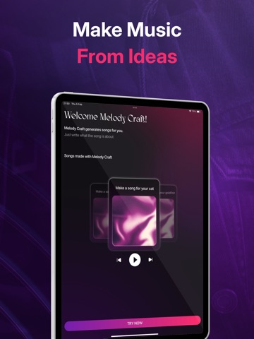 MelodyCraft: AI Song Generator iPad screenshot 5