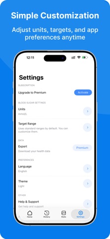 BioMon: Glucose & BP Tracker screenshot