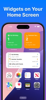 Countdown Widget • screenshot 3