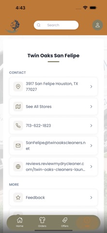Twin Oaks Cleaners app screenshot 3