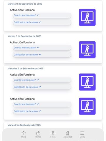 Seguimiento NNutrimind iPad screenshot 5