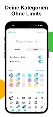 Haushaltsbuch Ausgaben Monee iPhone screenshot 4