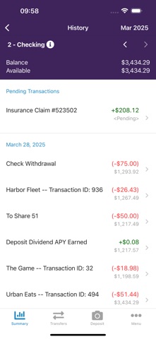 HCFCU Mobile App app screenshot 3